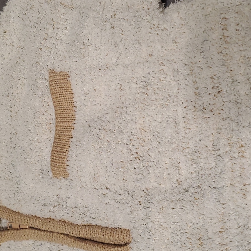 Women's Cropped Freshman 1996 Fuzzy Sweater S - Picture 3 of 6